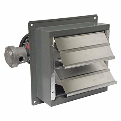 Picture of SHUTTER MOUNTED HAZARDOUS LOCATION EXHAUST FAN- 10 IN BLADE- 1 SPEED- 1/3 HP- 620 CFM- 115/230V AC