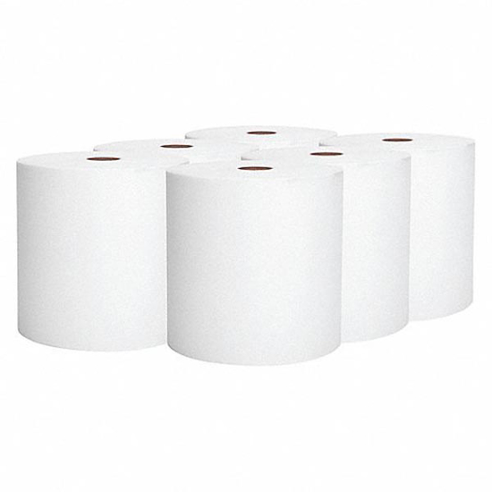 Picture of KIMBERLY-CLARK PROFESSIONAL ROLL TOWEL WHITE-PK6- WHITE- 8 IN ROLL WD- 950 FT ROLL LG- 6 PK