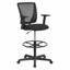 Picture of FLASH FURNITURE DRAFT CHAIR- ADJ ARM- BLACK- MESH- 250 LB WT CAPACITY