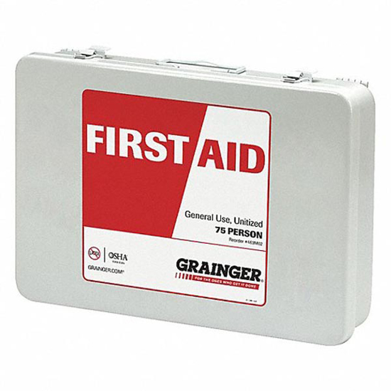 Picture of FIRST AID KIT- KIT- METAL- INDUSTRIAL- 75 PEOPLE SERVED PER KIT