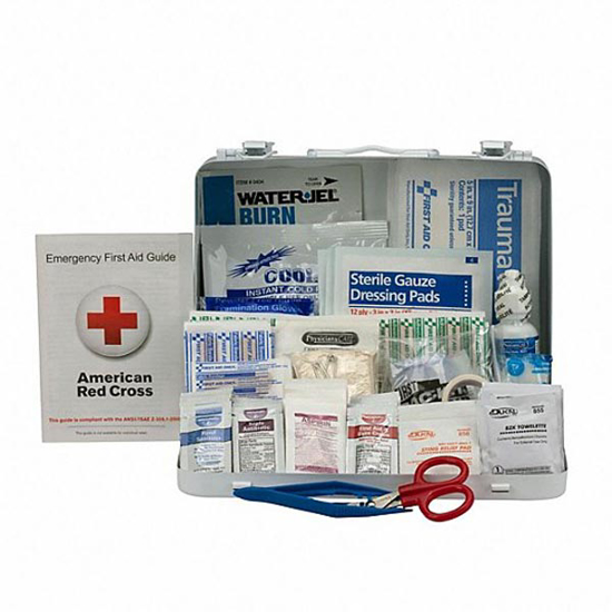 Picture of APPROVED VENDOR FIRST AID KIT- INDUSTRIAL- 25 PEOPLE SERVED PER KIT- ANSI STD ANSI Z308.1-2015