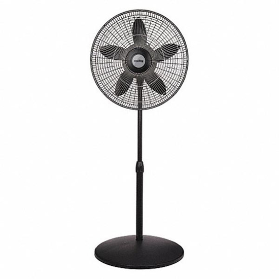 Picture of 18 IN PEDESTAL FAN- OSCILLATING- 120V AC- NUMBER OF SPEEDS 3