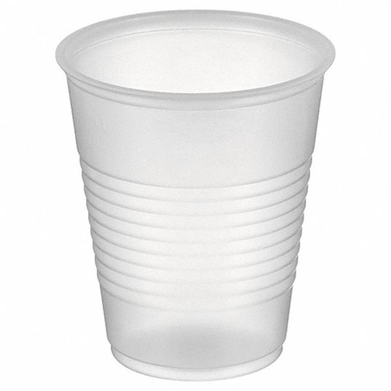 Picture of 9 OZ PLASTIC DISPOSABLE COLD CUP- TRANSLUCENT- NO SERIES- 2500 PK