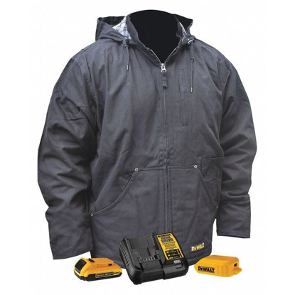 Picture of 20 V, HEATED JACKET , MENS , BLACK , XL