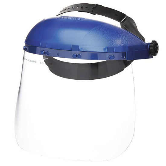 Picture of FACESHIELD RATCHET BLUE CLEAR LENS 8 IN