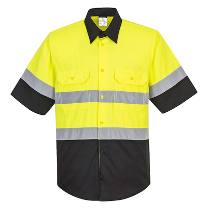 Picture of HI-VIS WORK SHIRT S/S, XL