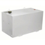 Picture of WHITE RECTANGLE LIQUID TRANSFER TANK- 96 GAL CAPACITY- 14 GA