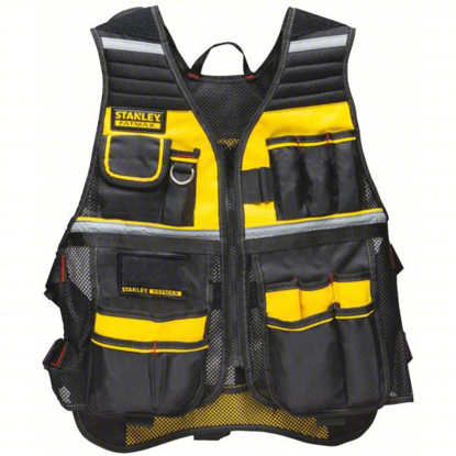 Picture of TOOL VEST UNIVERSAL WAIST BLACK-YELLOW