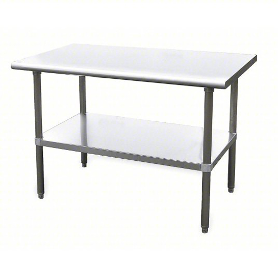 Picture of WORK TABLE: FIXED HT, STAINLESS STEEL