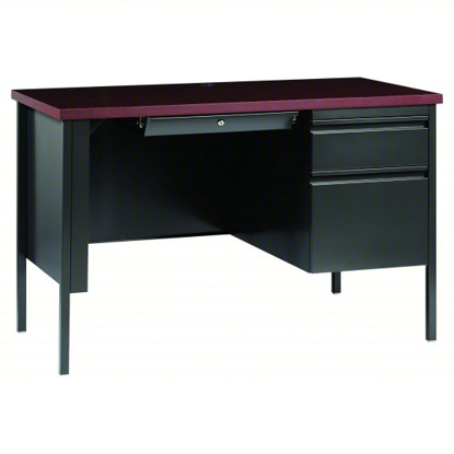 Picture of MAHOGANY TOP OFFICE DESK 45L X 24W X 29.5H