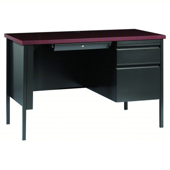 Picture of MAHOGANY TOP OFFICE DESK 45L X 24W X 29.5H