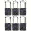 Picture of LOCKOUT PADLOCK, BLACK, PK/6