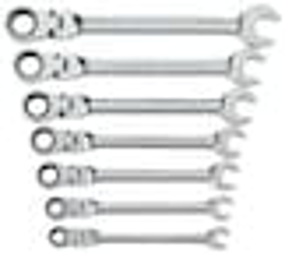 Picture of COMBINATION WRENCH SET: 7 PC, 3/8 IN - 3/4 IN WRENCH, INCH