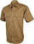 Picture of OILWTR RES XL KHAKI SHORT SLV TWILL WORKSHIRT