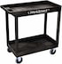 Picture of SHELF UTILITY CART: PLASTIC, 500 LB CAPACITY, BLACK