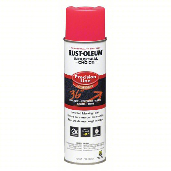 Picture of SOLVENT-BASE PRECISION LINE MARKING PAINT- FLUORESCENT PINK- 17 OZ