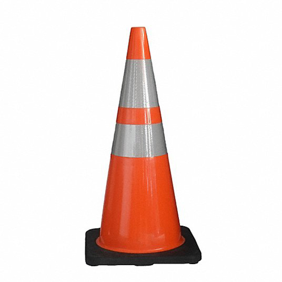 Picture of TRAFFIC CONE 28IN 6IN UPPER/4IN LOWER COLLA