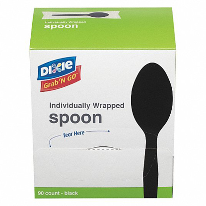 Picture of DISPOSABLE SPOON: BLACK, 540 PK