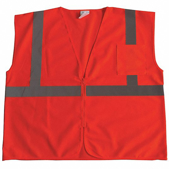 Picture of HIGH VISIBILITY VEST, ORANGE, MEDIUM
