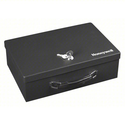 Picture of HONEYWELL DEPOSITORY SAFE- BLACK- 7.9 LB NET WT- 0.18 CU FT CAPACITY- 1/2 HR- NOT SPECIFIED- 1