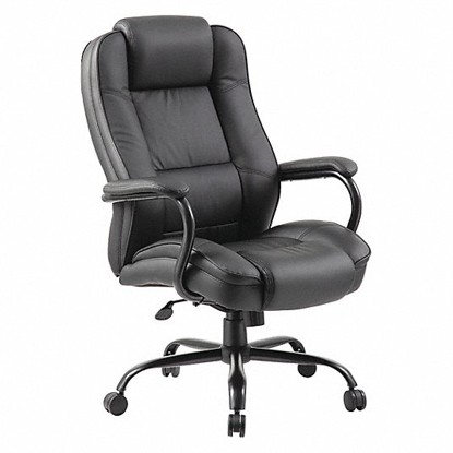 Picture of EXECUTIVE CHAIR- BIG-AND-TALL- EXECUTIVE CHAIR- BLACK- LEAT