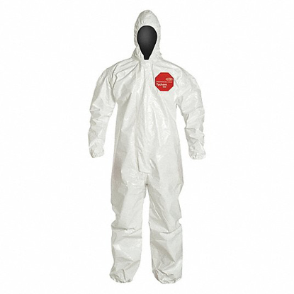 Picture of PK6 HOOD TYCHEM R  SL WHITE ELASTI