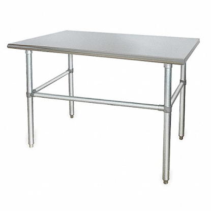 Picture of FIXED HEIGHT WORK TABLE- STAINLESS STEEL- 30 IN DEPTH- 34 1