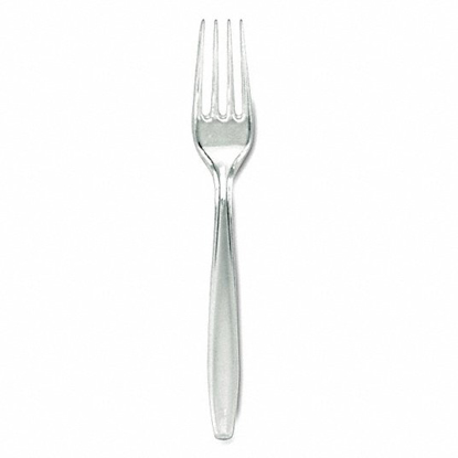 Picture of DISPOSABLE FORK- CLEAR- HEAVY-WT- 1-000 PK