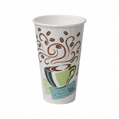Picture of 16 OZ PAPER DISPOSABLE HOT CUP- WHITE- PERFECTOUCH(R)- 500 P