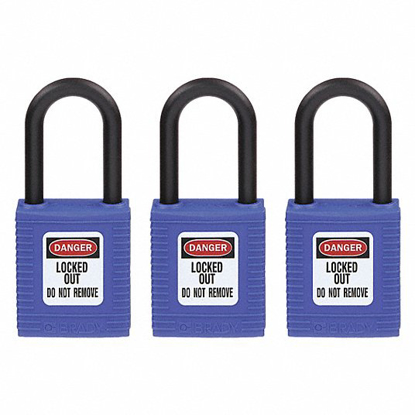 Picture of LOCKOUT PADLOCK- PACK OF 3