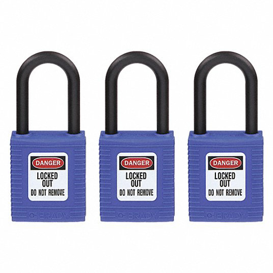 Picture of LOCKOUT PADLOCK- PACK OF 3
