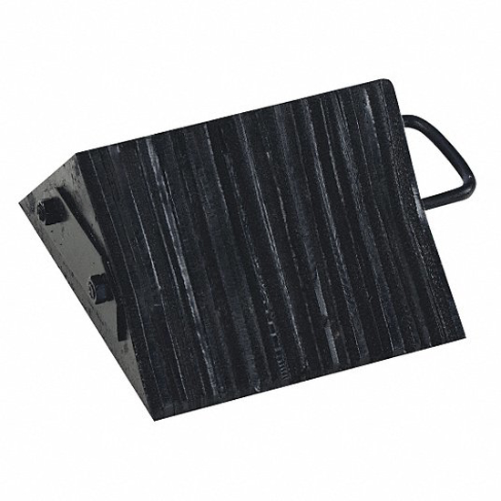 Picture of LAMINATED- RUBBER WHEEL CHOCK- 10X10X5.5