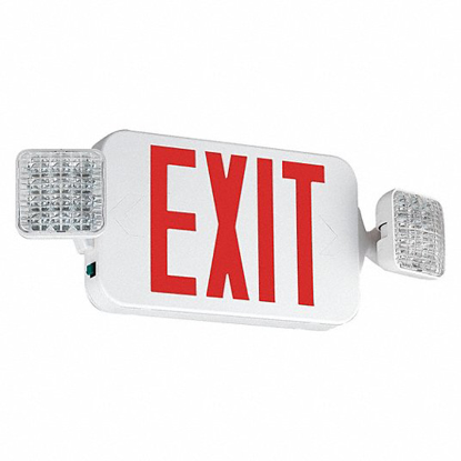 Picture of NUMBER OF FACES 1 OR 2- LED- EXIT SIGN WITH EMERGENCY LIGHTS