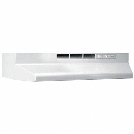 Picture of ECONOMY LIGHTED RANGE HOOD- WHITE- 30 IN WIDTH (IN.)- 6 IN