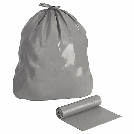 Picture of 30 GAL TRASH BAGS- GRAY- 250 PK