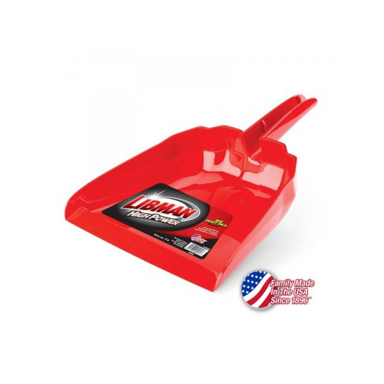 Picture of COMMERCIAL 13\" DUST PAN - RED, PACK OF 6