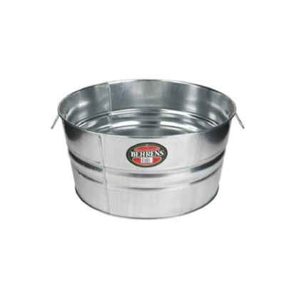 Picture of 15 GAL GALVANIZED ROUND TUB