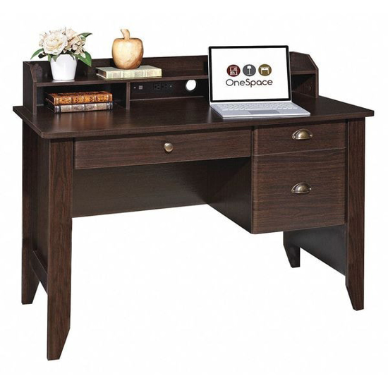 Picture of EXECUTIVE DESK WITH HUTCH AND USB CHARGER