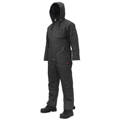 Picture of COVERALL, 100% COTTON, BLACK, MS
