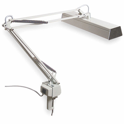Picture of LUMAPRO ARTICULATING ARM TASK LIGHT FLUORESCENT 45INCH ARM LENGTH 400 LUMENS LAMP INCLUDED YES STEEL