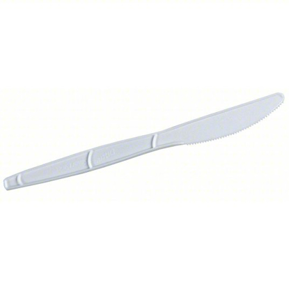 Picture of KNIFE- WHITE- MEDIUM WEIGHT- PLASTIC- UNWRAPPED- PK 960