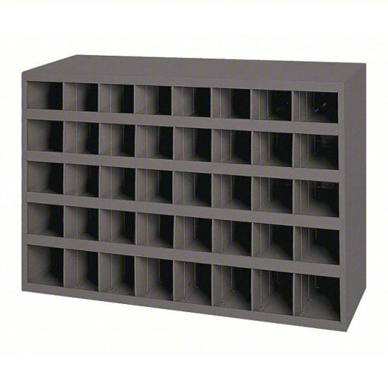 Picture of PIGEONHOLE BIN UNIT- 34 IN X 8 1/2 IN X 24 IN- 40 COMPARTME