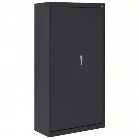 Picture of COMMERCIAL STORAGE CABINET- BLACK- 72 IN H X 30 IN W X 18 I