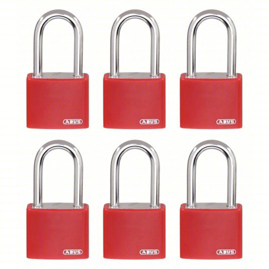 Picture of LOCKOUT PADLOCK: KEYED ALIKE, 6 PACK