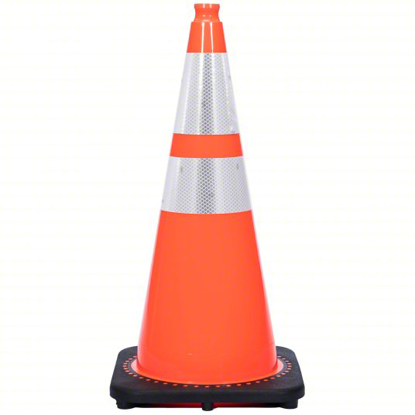 Picture of TRAFFIC CONE- 28 IN CONE HEIGHT- ORANGE- PVC