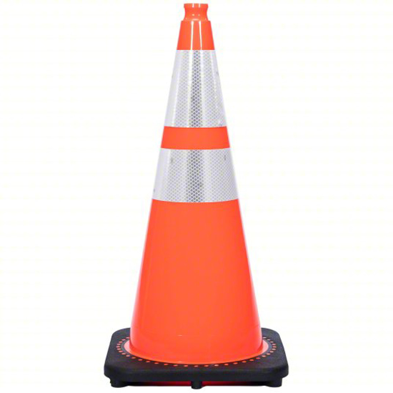 Picture of TRAFFIC CONE- 28 IN CONE HEIGHT- ORANGE- PVC