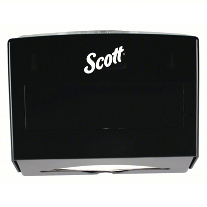 Picture of PAPER TOWEL DISPENSER- SCOTT  PRO  SCOTTFOLD - BLACK