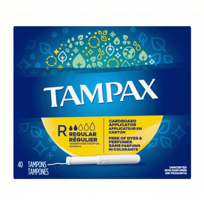 Picture of TAMPON WITH APPLICATOR, 12 PACKS OF 40