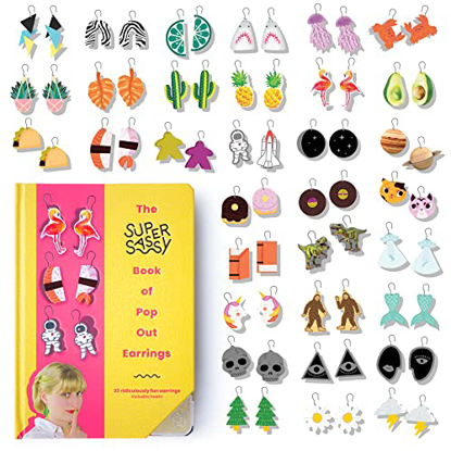 Picture of THE SUPER SASSY BOOK OF POP OUT EARRINGS CS/20