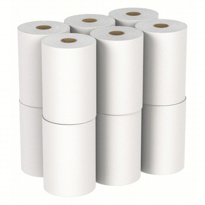 Picture of PAPER TOWEL ROLL- SKILCRAFT(R)- HARDWOUND- WHITE- 350 FT ROLL LENGTH- PK 12